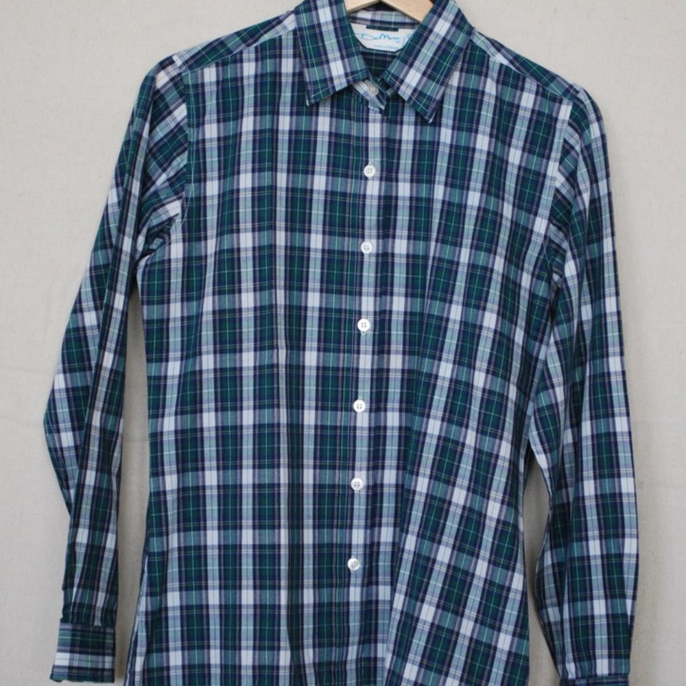 De Mara, Vintage (‘80s) Women’s plaid blouse
